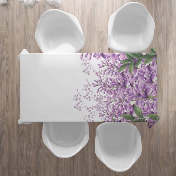 Obrus - Kwiaty wisterii