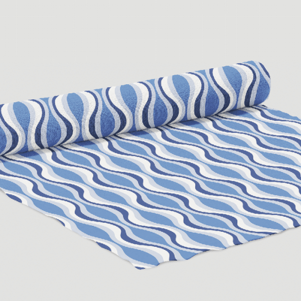 Tkanina dekoracyjna - BLUE WAVES