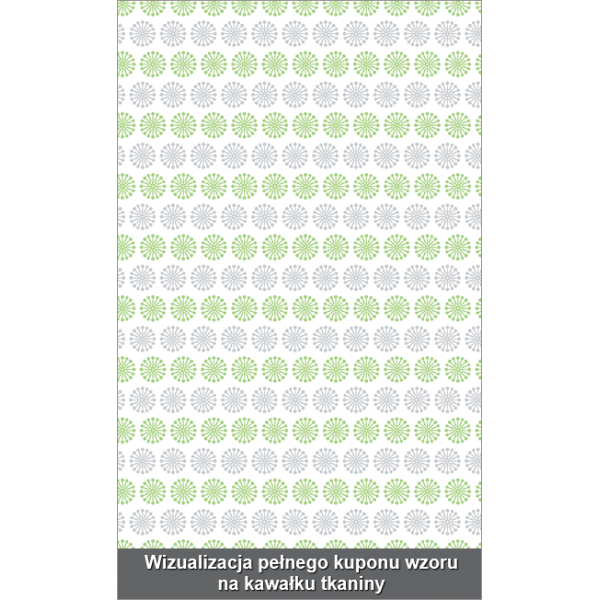 Tkanina dekoracyjna woal  -  SUNNY LAYOUT GREEN