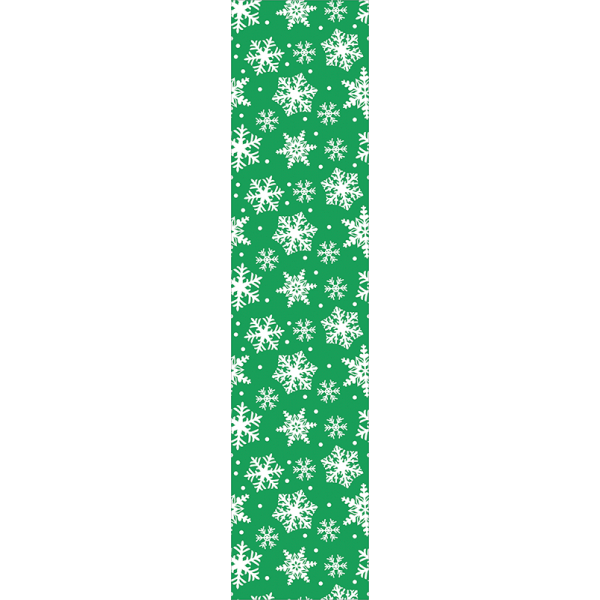 Bieżnik Świąteczny - Zielony mróz