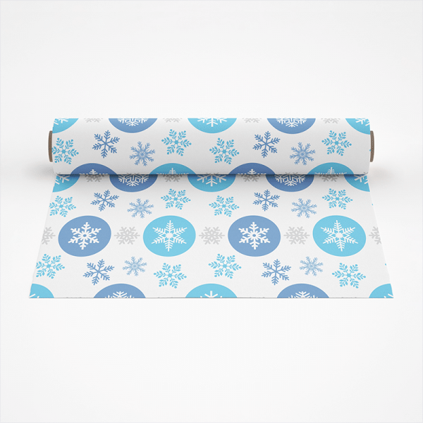 Tkanina dekoracyjna - SNOW_FLAKES